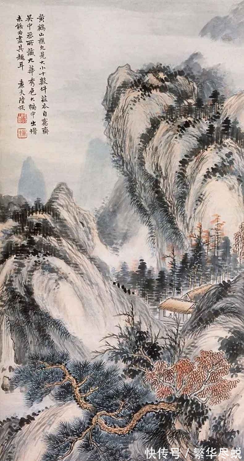 造诣#清代全能画家陆恢,作品之美,刷新你对绘画的认知!