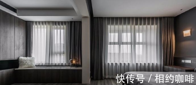 柜子|120平现代简约黑白灰搭配,经典重现的三居室