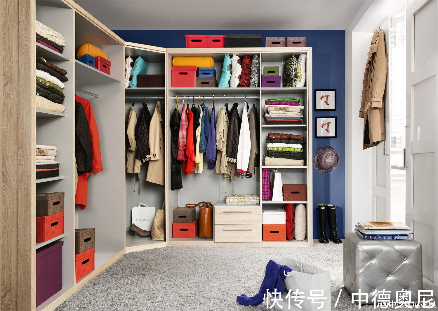 衣区|衣帽间设计时,我们要考虑6项主要收纳功能