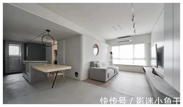 玄关|56㎡小宅,两房变三房,半平米不浪费,一家四口人住太舒服了!