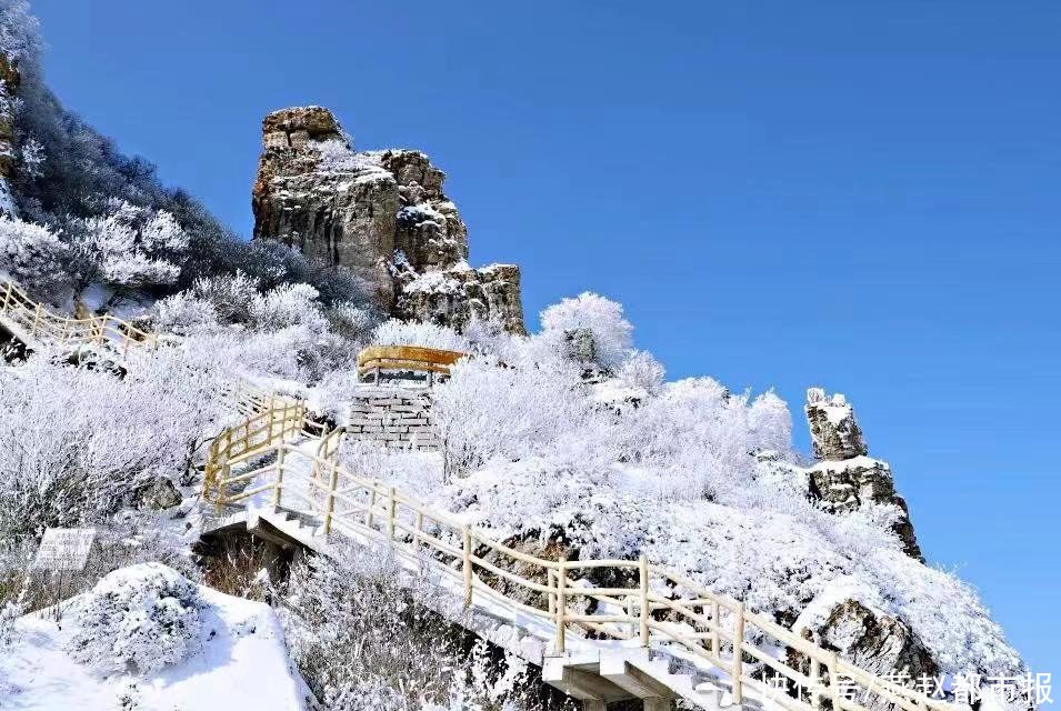 冰挂、雾淞、云海！白石山雪后惊现绝世美景