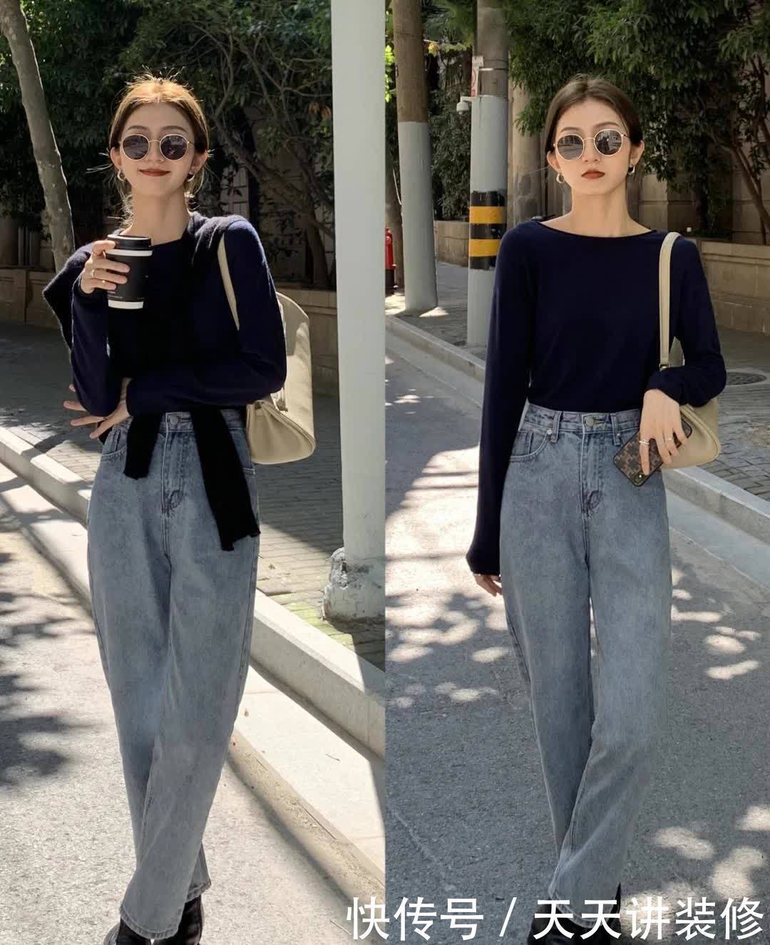 今春极简的打底衫穿搭合集!清爽舒适凸显身材,时尚有看点