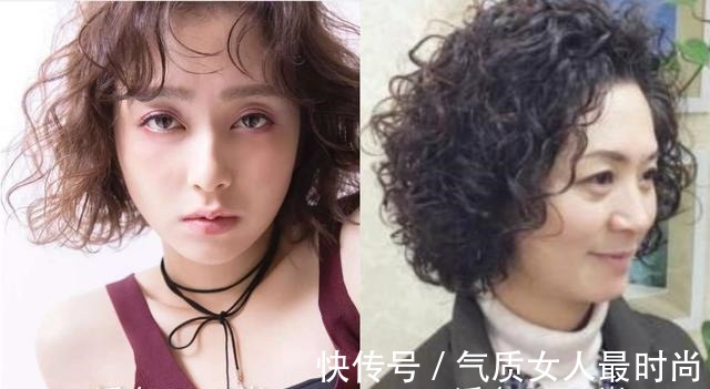 卷发型 四十的女人，都喜欢剪短刘海和短发如何知道自己适合什么发型！