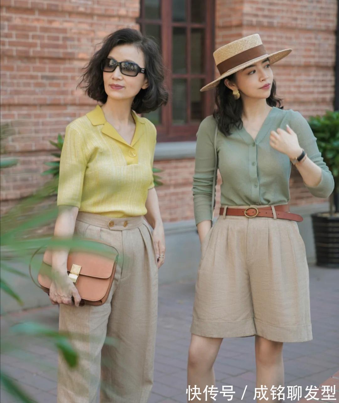 妈妈|和妈妈一起变美，老年博主们的穿搭有一套，时尚气质不输同龄人