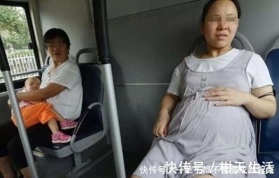 公交|大妈公交上逼孕妇让座，咒骂“孩子早晚会掉”，孕妈的反击很解气