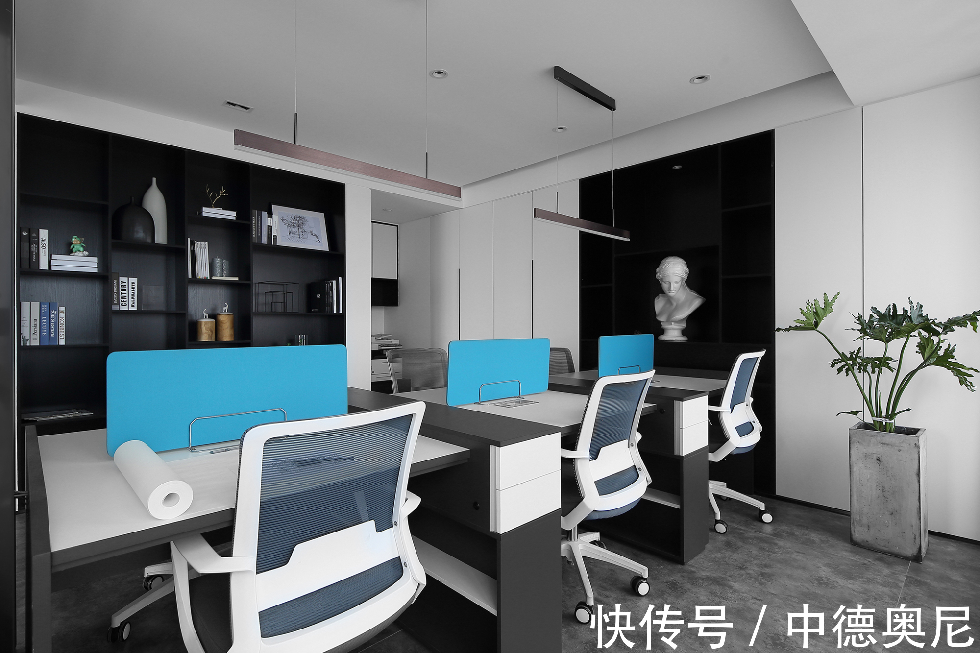 洽谈室|商住两用房的公司装修案例参考