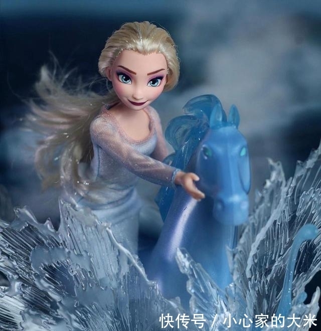 艾莎女王|大神制作迪士尼娃娃,贝儿公主华丽优雅,艾莎女王精美别致