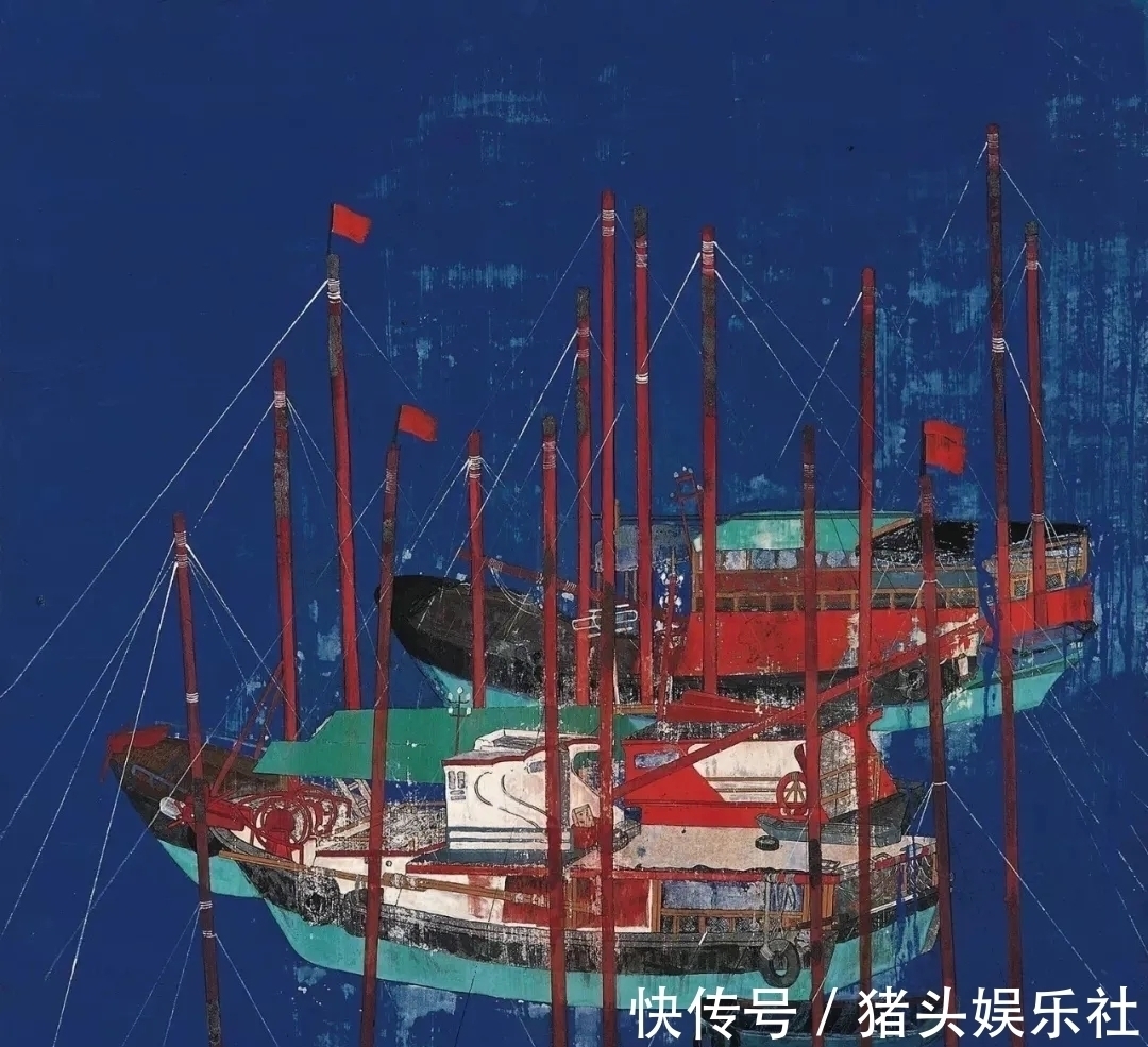 山水画!频频入选全国中国画展的女画家|张云龙重彩山水画