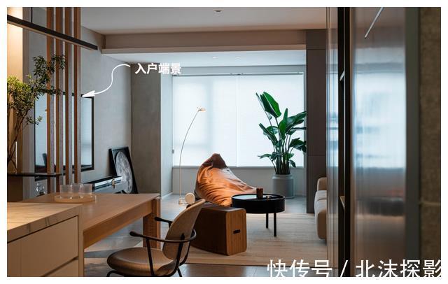 折叠门|看了他的家，才明白设计有多重要，大横厅+L型餐厨区，太棒了！