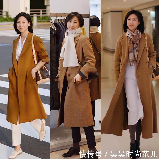 烟管裤 寒冷冬日穿大衣，除了可以搭配打底裤，这4款裤子穿搭也非常洋气