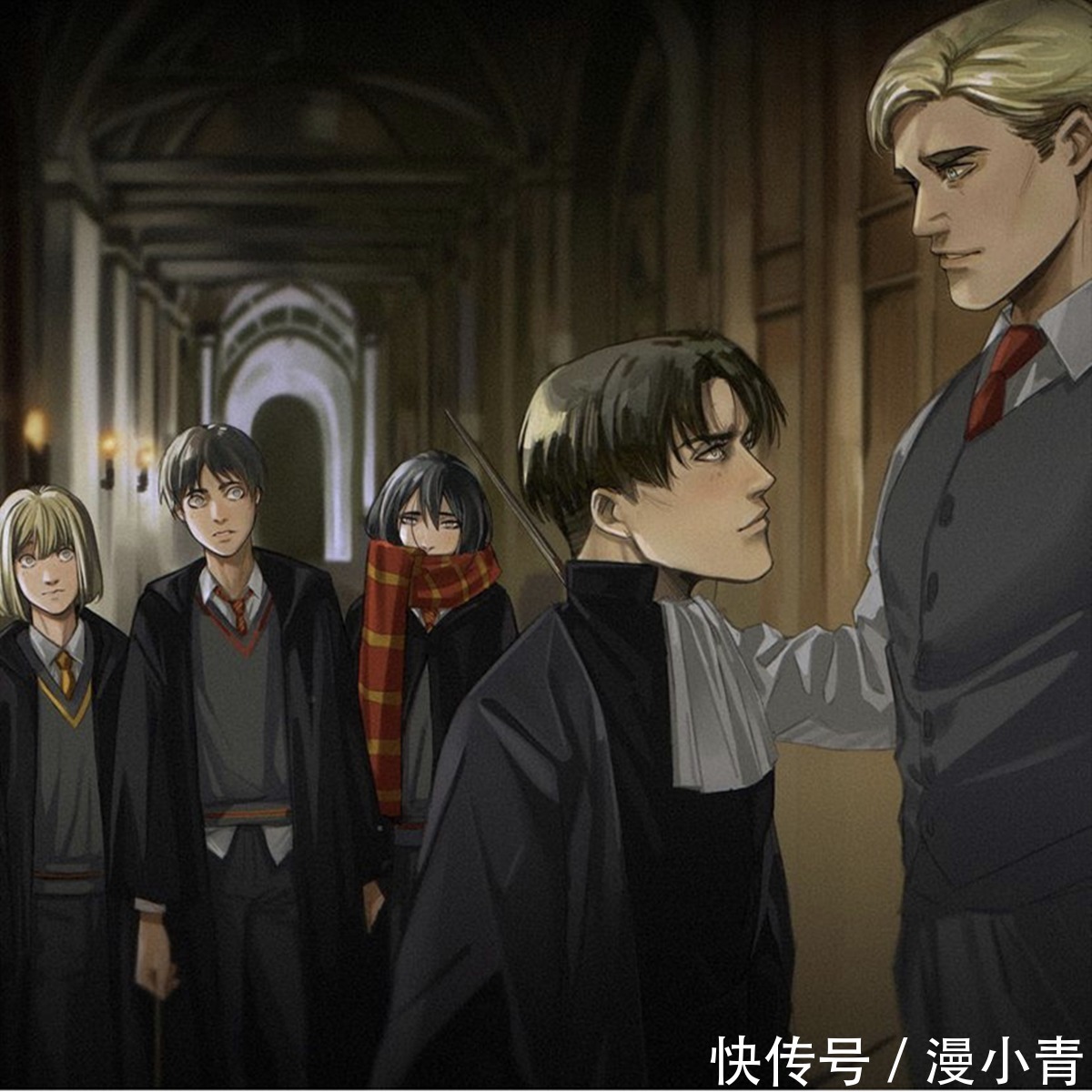 便当|当进击的巨人遇上了哈利波特,温馨又搞笑的画风,可惜这不是结局