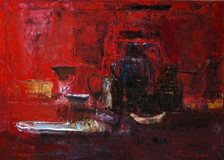 谢尔盖$乌克兰画家谢尔盖 瑞斯里什柯的油画,别有风味!