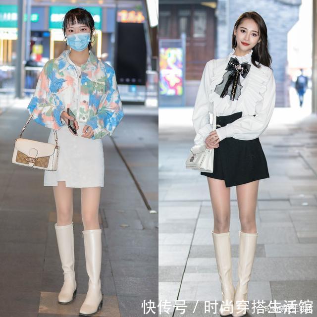 搭配|“短裙+长靴”才是今秋最强CP!时髦又显瘦,太适合普通人穿了