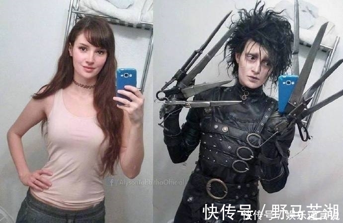 coser|这个外国女coser拥有易容术!小丑男和星云不算什么,女巨人最牛
