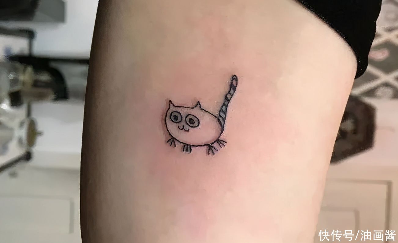 古怪|不会画画的纹身师,纹出歪扭的小纹身,生涩俏皮让人忍俊不禁