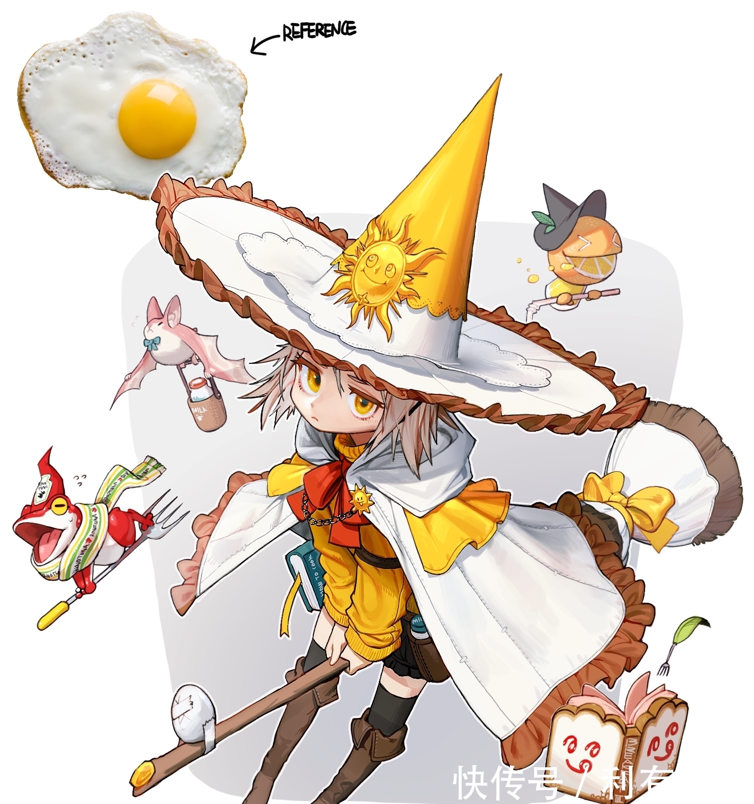 拟人|万物皆可拟人,画师连烟花和水果都不放过,太懂了