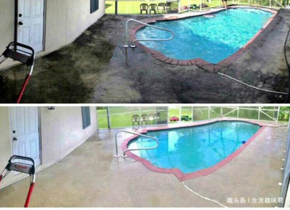 10多张强力清洁对比照片，展示清洁后的效果