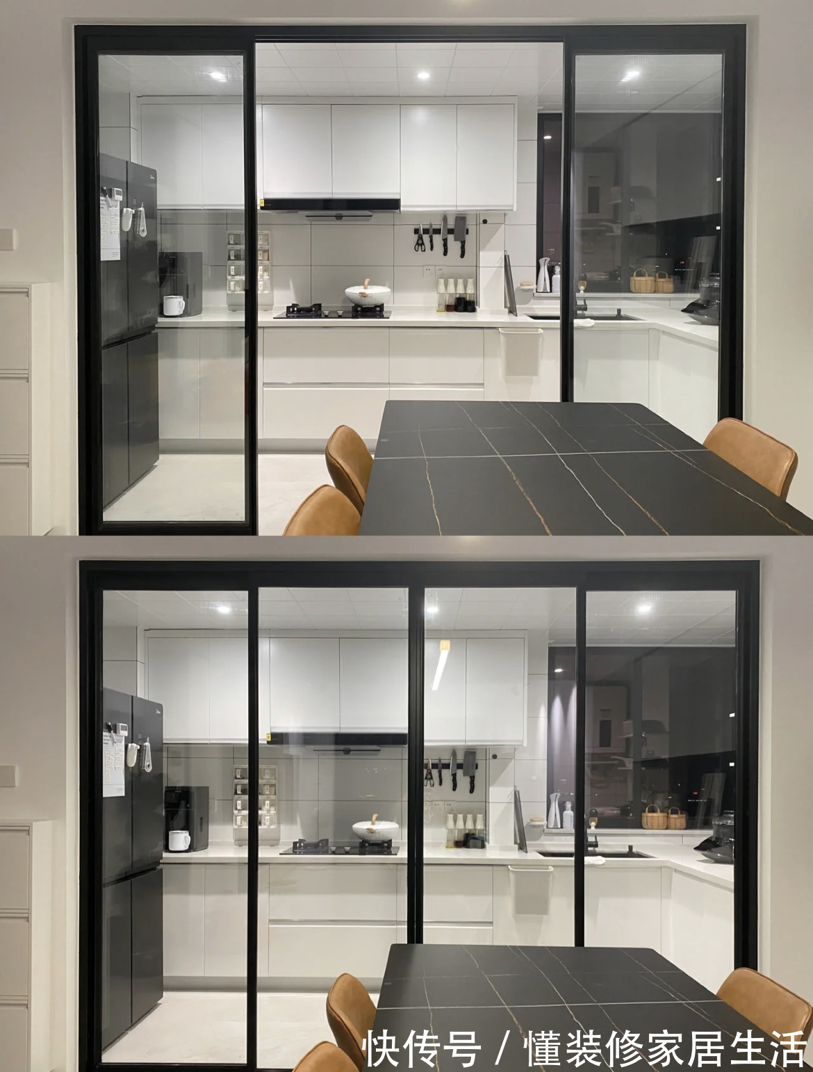 墙面|110㎡简约风,花费10W做橱柜,全屋“空无一物”,太舒适了