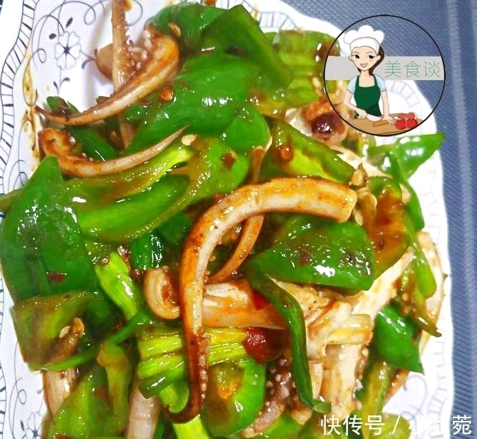 鱿鱼|一道简单的家常小炒菜，鲜香开胃，上桌准能胃口大开，做法还简单