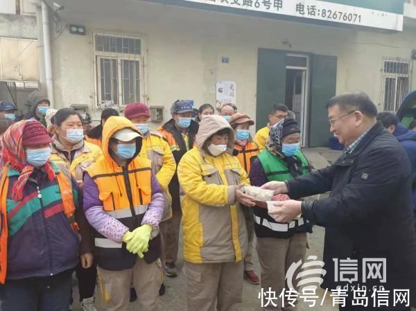 饺子|爱心水饺送到一线 市南区城市美容师吃上小年团圆饭