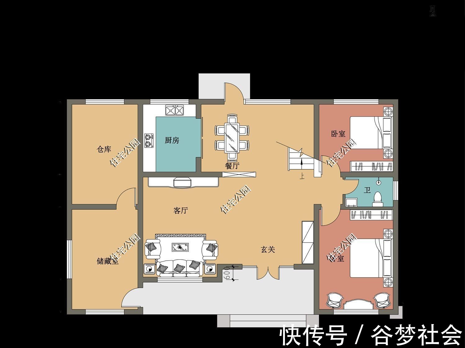 盖房|农村盖房还是二层受欢迎,15×9米二层小别墅,家里人看了都喜欢