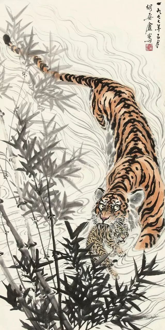 胡爽庵|“被埋没的画虎大师”胡爽庵 作品欣赏