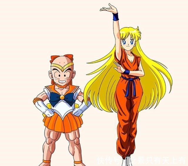 换衣服|爆笑动漫当不同动漫换衣服，悟空穿上水手服，水冰月要绿了琪琪