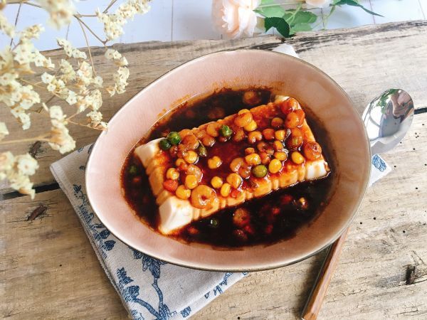 哆啦浇汁嫩豆腐