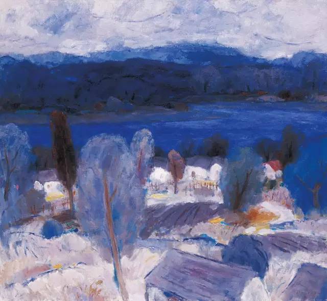 高级色彩,沈行工独特的诗意性油画