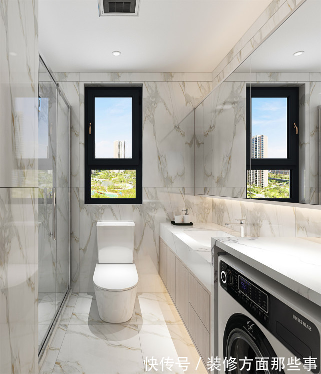 背景墙|148㎡现代风,以生活便利性为出发点,简洁大气