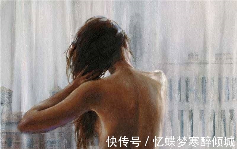 绘画！3D雕刻似的画面上典雅、知性的柔美女性｜维克多唯美的调色刀画作