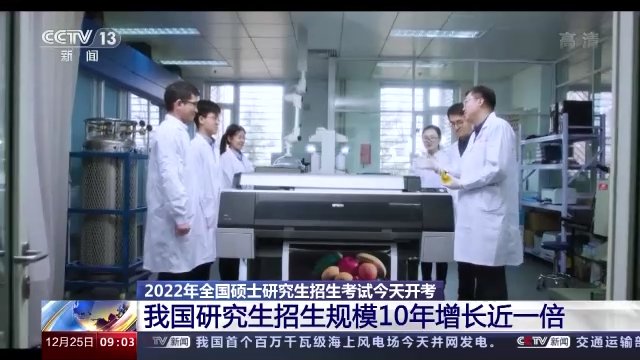 研究生|我国研究生招生规模10年增长一倍