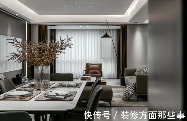 艺术画|140平四房改两房现代风设计,在删繁就简中呈现出诗意的空灵