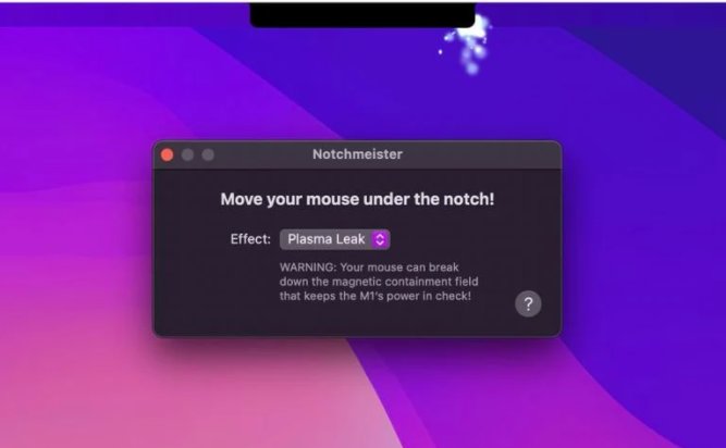 m可装饰苹果 MacBook Pro 的刘海，《Notchmeister》上架