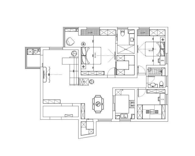卫浴|126平简约现代三居室,一点一滴记录着生活中独有的小确幸