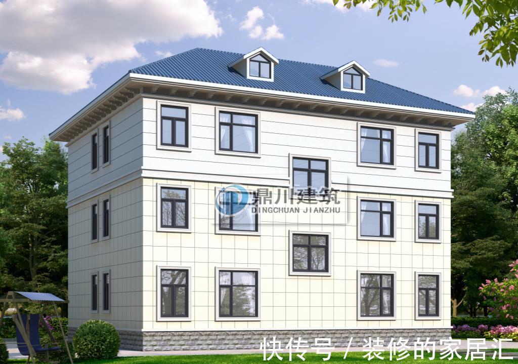 进深|5款农村双拼别墅，气派非凡，两兄弟建在农村低调而舒适