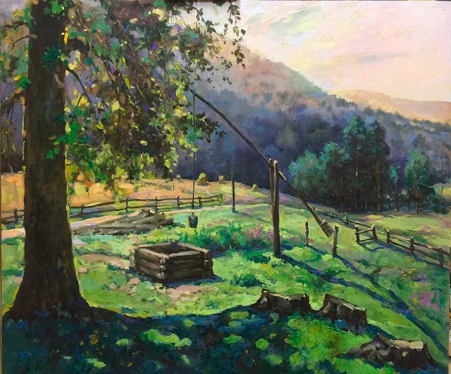 米沙金!俄罗斯画家米沙金的风景油画,美的不要不要的!