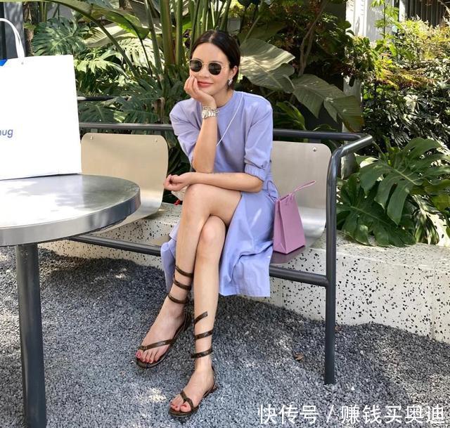 三木又穿火了一种流行色,叫“奶油紫”,显白又好看,黄皮都适合