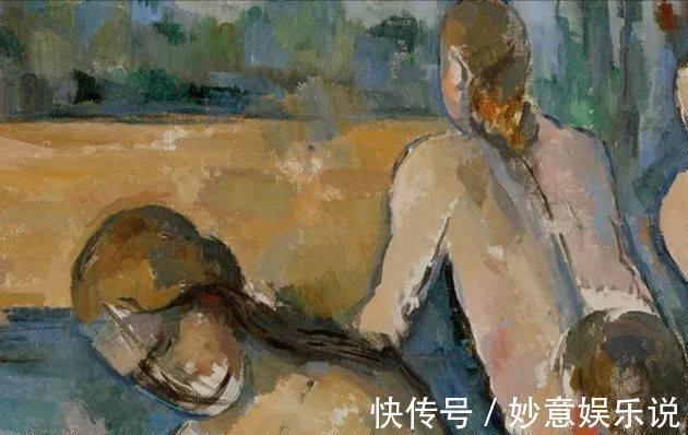 浴女@原来他也画了幅《浴女图》，画风“另类”跟安格尔雷诺阿大不相同