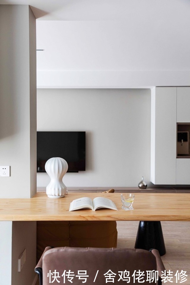 场面|87㎡小三居也有大开间，这才是家中的高级场面，简约而不简单