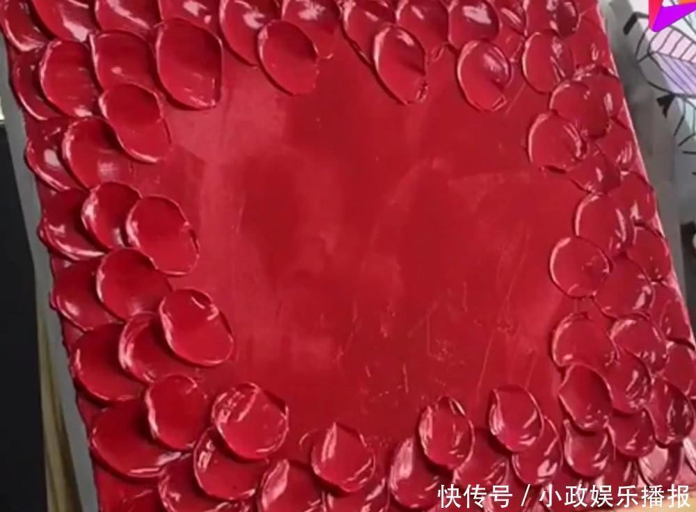 颜色&美术生只用一种颜色,创作一幅精美的艺术品,网友:颜料不用钱啊