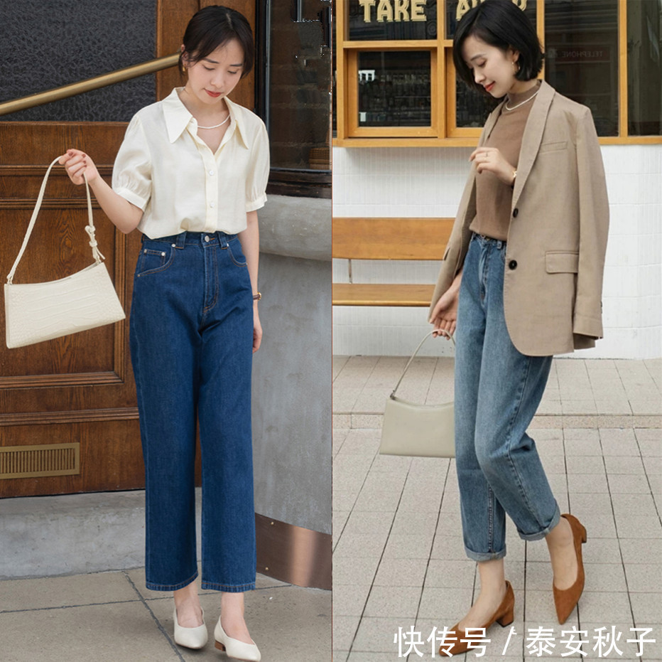 直筒裤|这才是气质女人该有的职场穿搭:不花哨、不装嫩、很美、很高级!