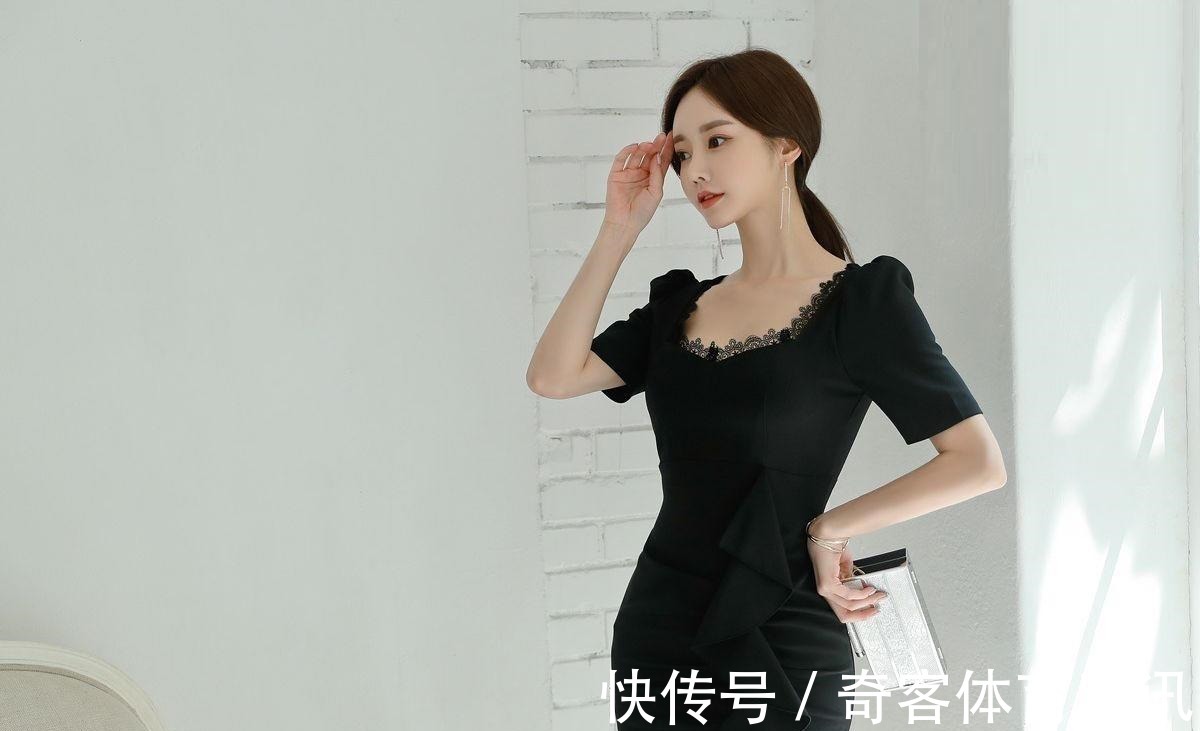 女性 一袭黑色连衣裙,穿出女性最知性的优雅风韵!