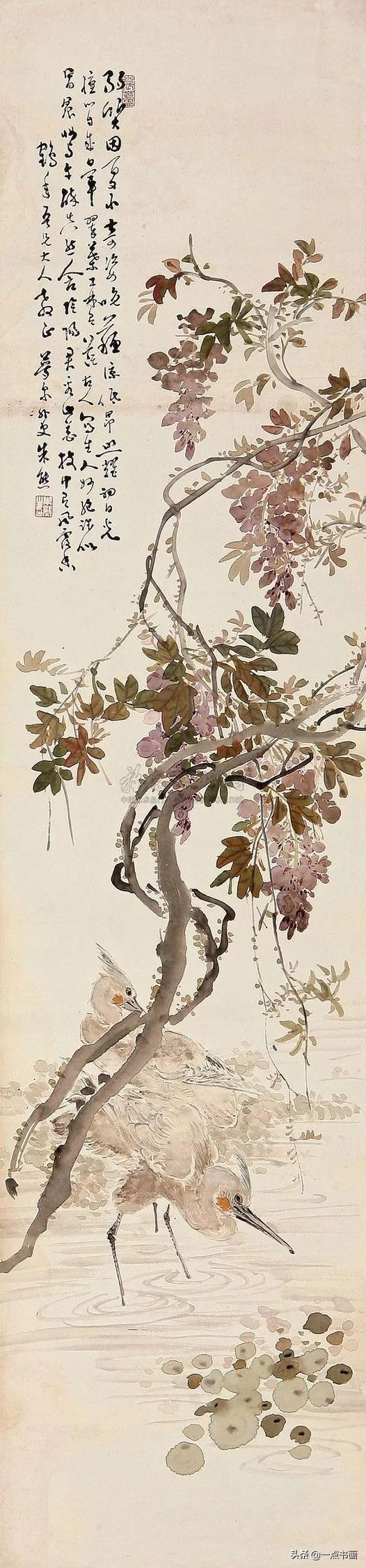 嘉树堂！清代海派 朱熊 花鸟作品欣赏