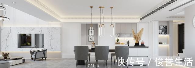 石材|我家电视墙好看，那是下了功夫的！欧松板凸出10公分挂石材，耐看