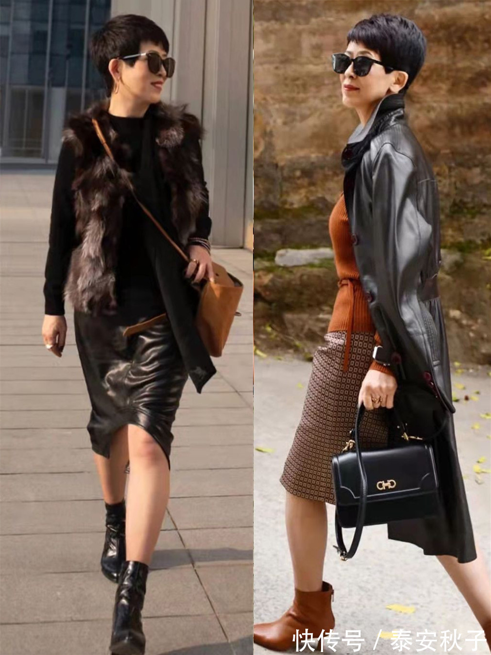 优雅 当我50岁以后,春天一定要像她一样打扮自己:显瘦、还显高级!