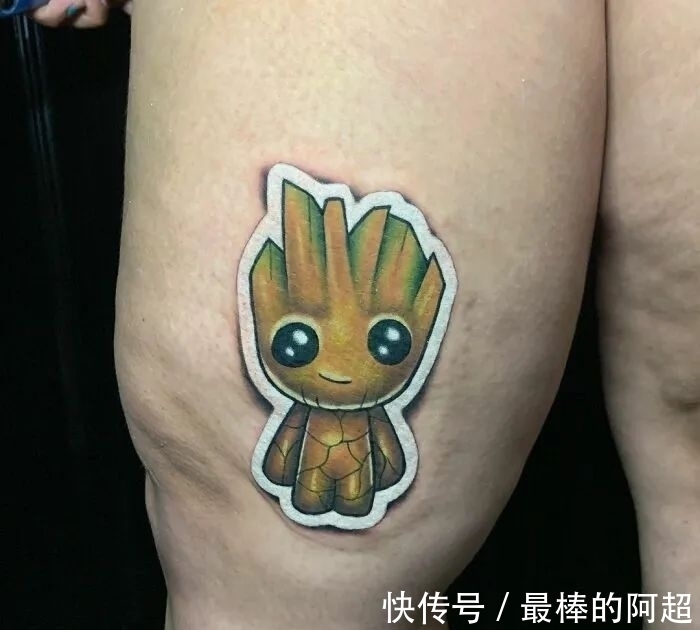 糙汉！超逼真的3D纹身，像粘在皮肤上的贴画，强迫症：好想撕掉它