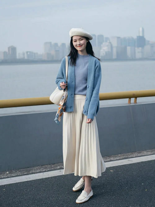 早春，我独宠“开衫”，不管是搭裙子还是裤子，模板帮都你备好了