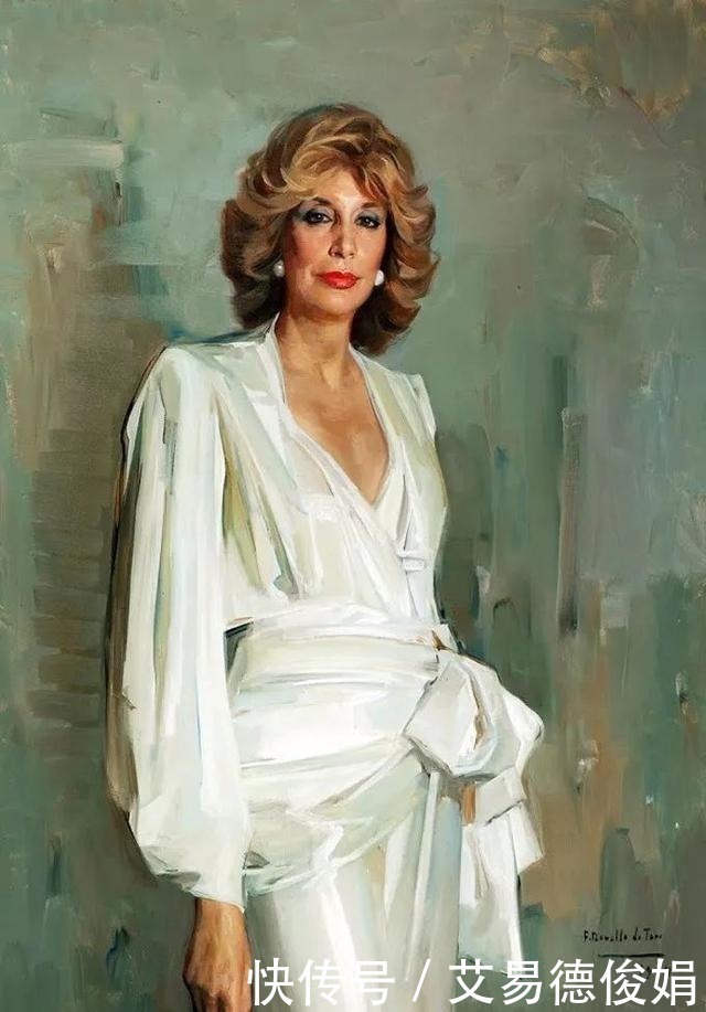 马拉加#他被指定为西班牙国王和王后的肖像画官方画师，擅长画美人