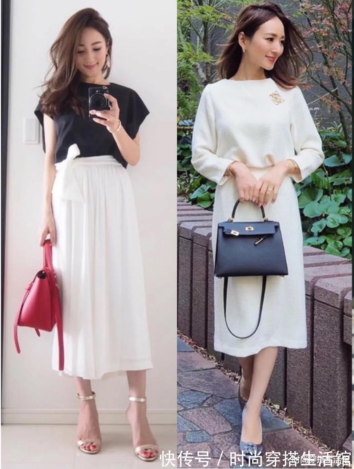 裙子|只要“2条裤子和裙子”,就能搭出不同风格,她是如何做到的?
